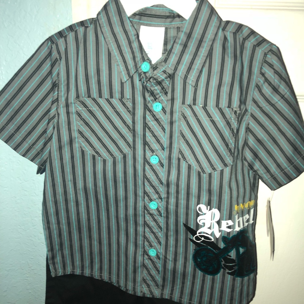 Brand New boys shirt / short set